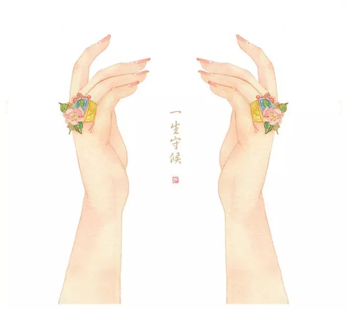古风手控插画 | 指若削葱根,口若含朱丹,芊芊做细步,精妙世无双