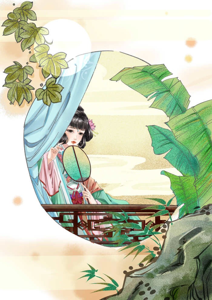 古风美女壁纸 | 青山不及你眉长，水清不似你目澈，跨过山水几场雨，我一生只一个你