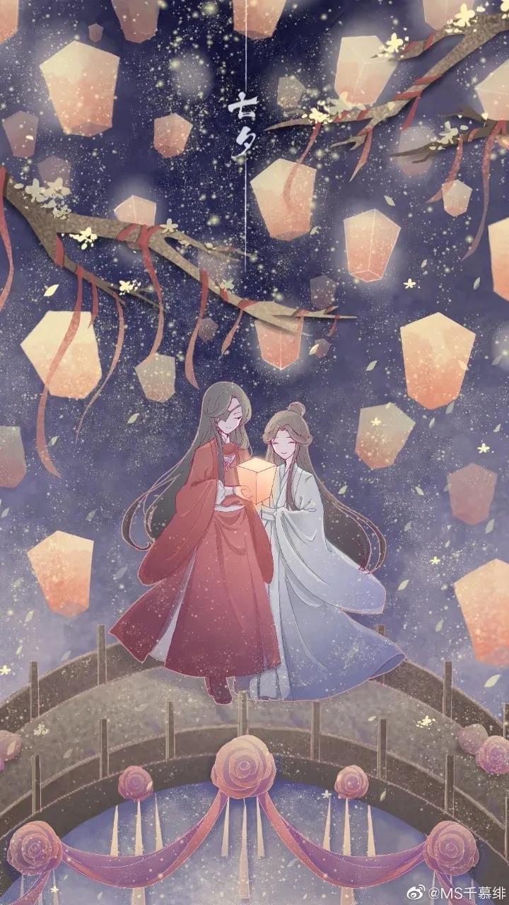 《天官赐福》之花怜壁纸 | 对我来说，风光无限的是你，跌落尘埃的也是你。重点是你，而不是怎样的你