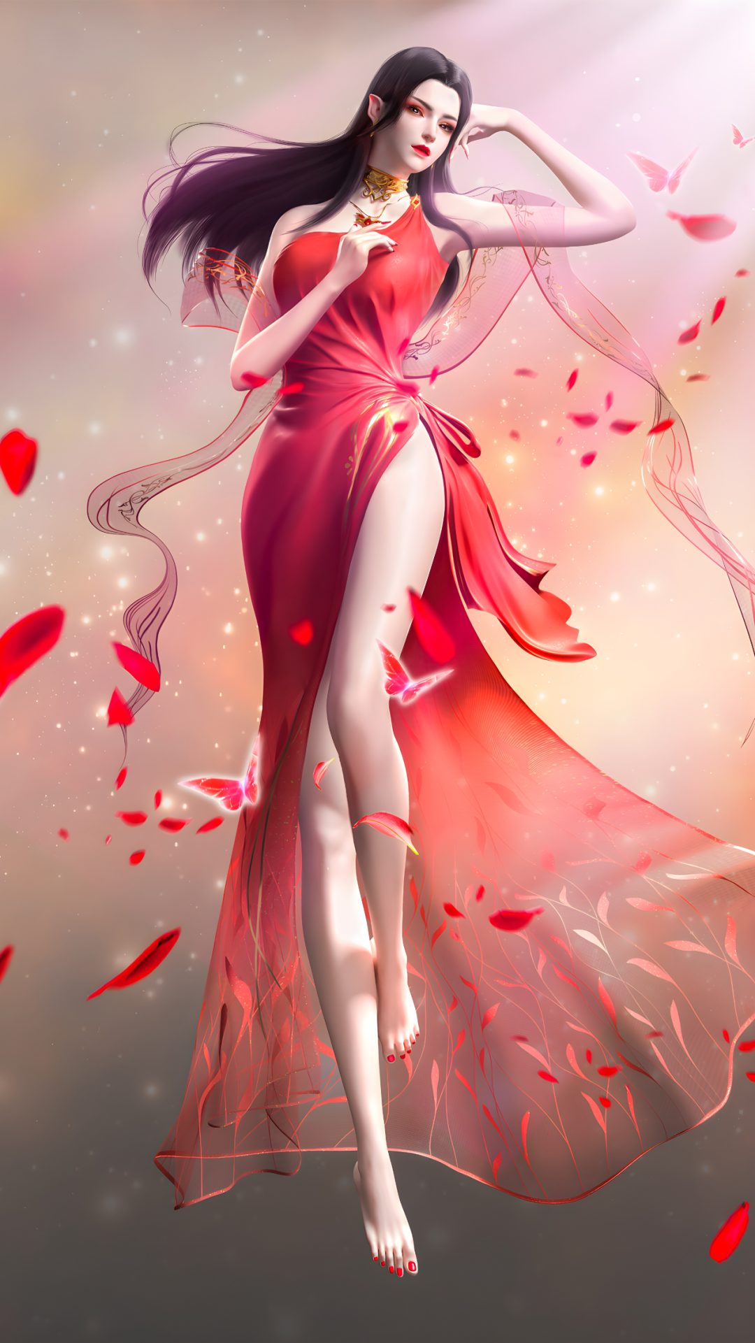 《斗破苍穹》美杜莎女王纱裙壁纸