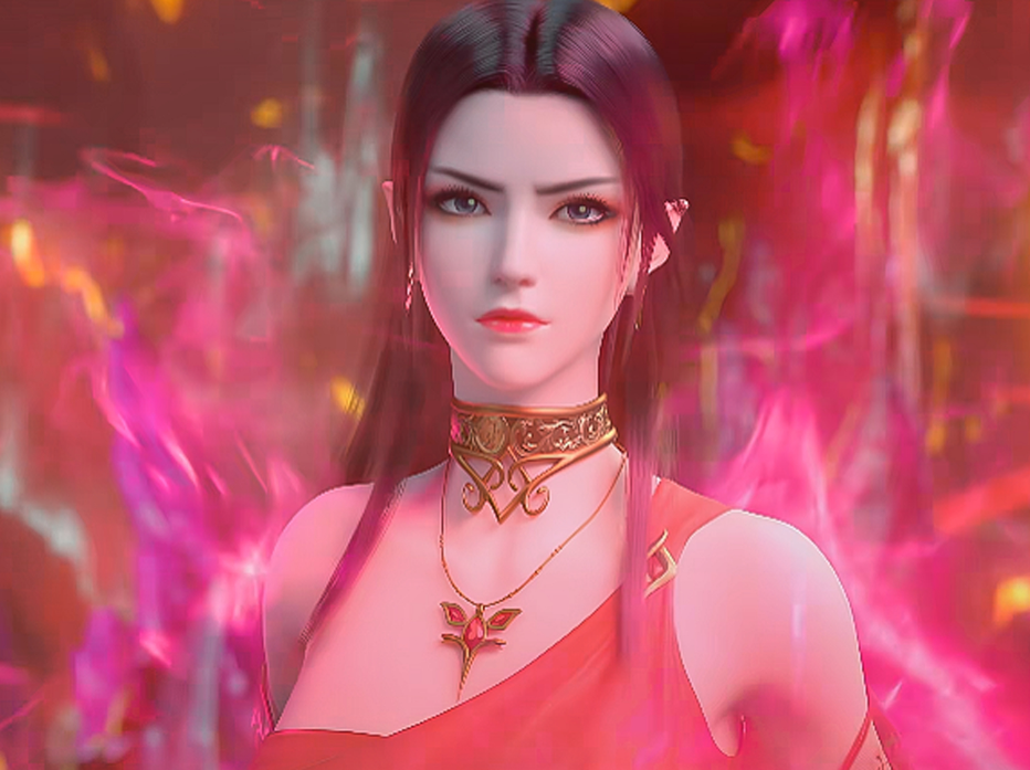 《斗破苍穹》美杜莎 纱衣最新壁纸