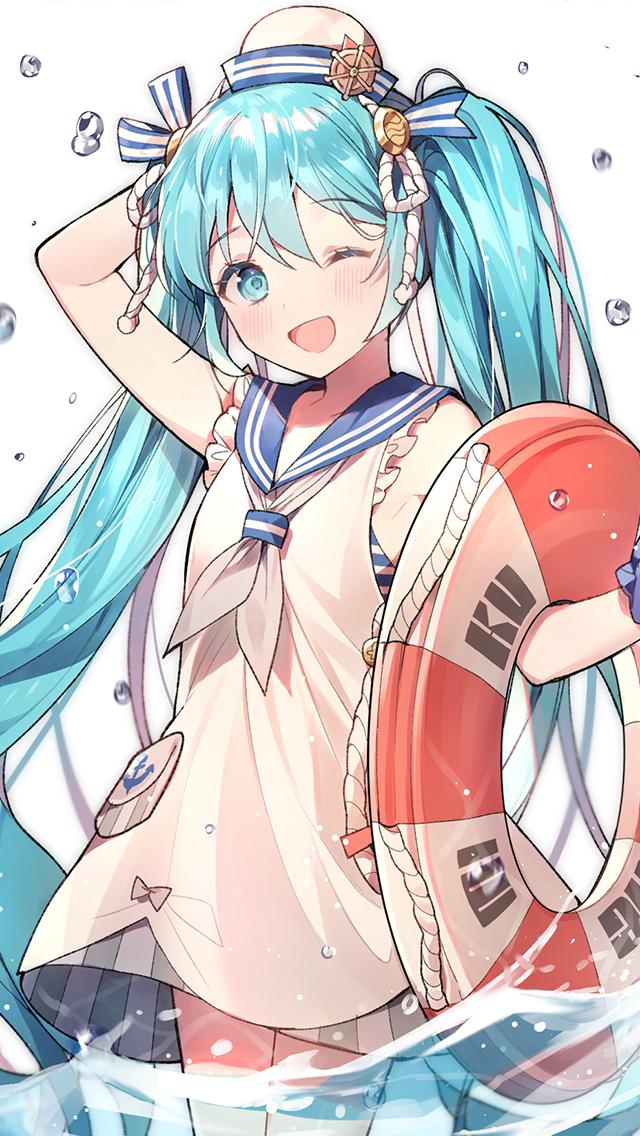 初音未来壁纸 | 不管我本人多少平庸，我总觉得对你的爱很美