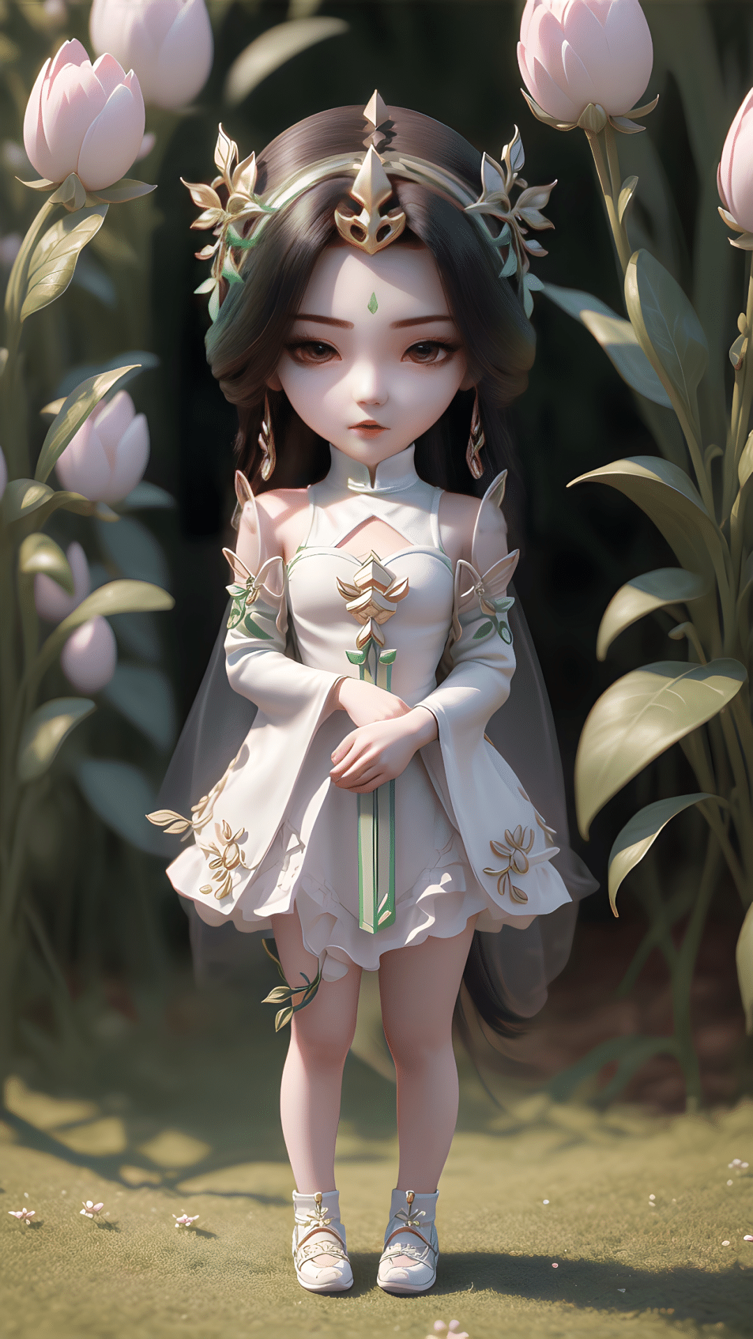 《完美世界》柳神Q版AI壁纸