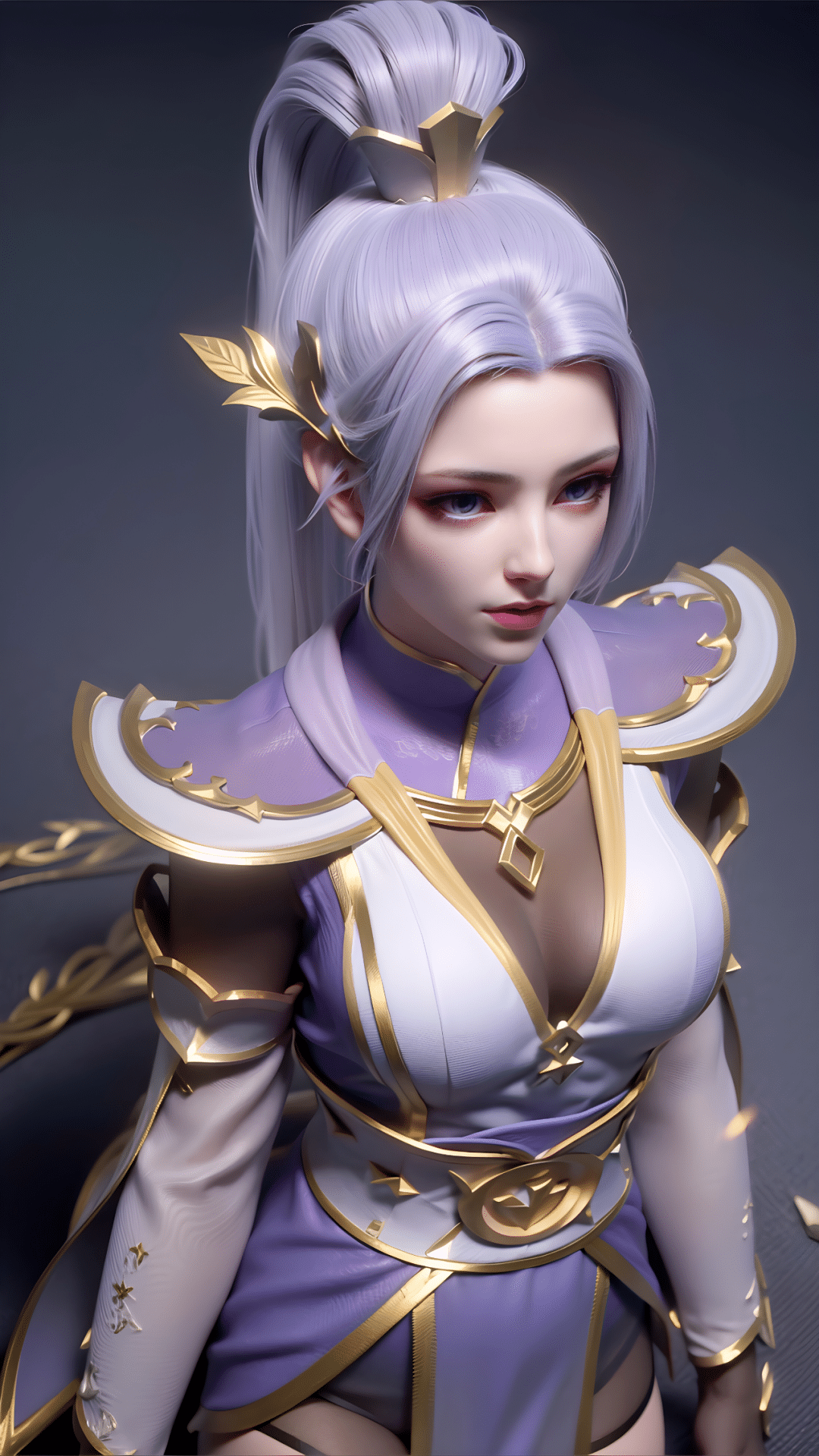 《斗破苍穹》韩月性感AI壁纸