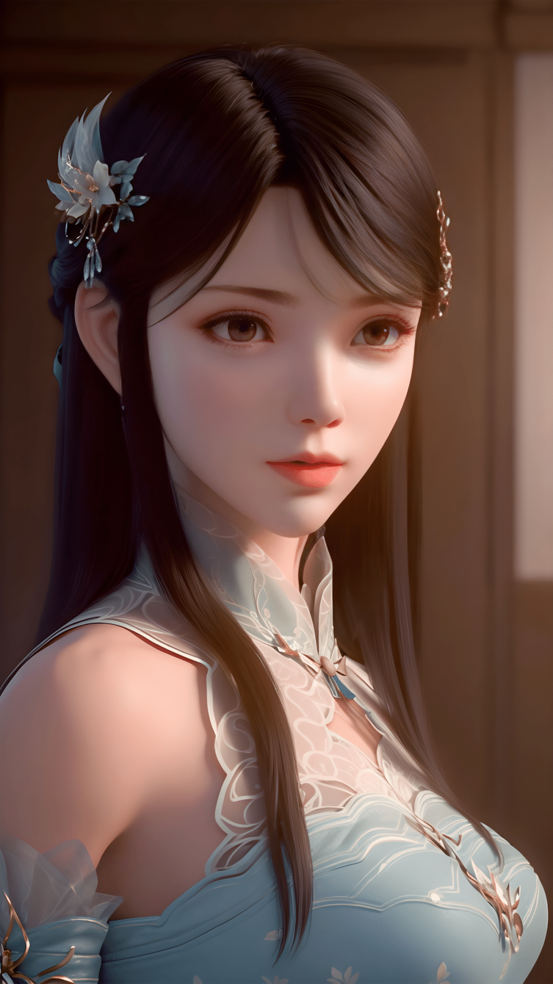 《斗破苍穹》萧薰儿御姐风AI壁纸