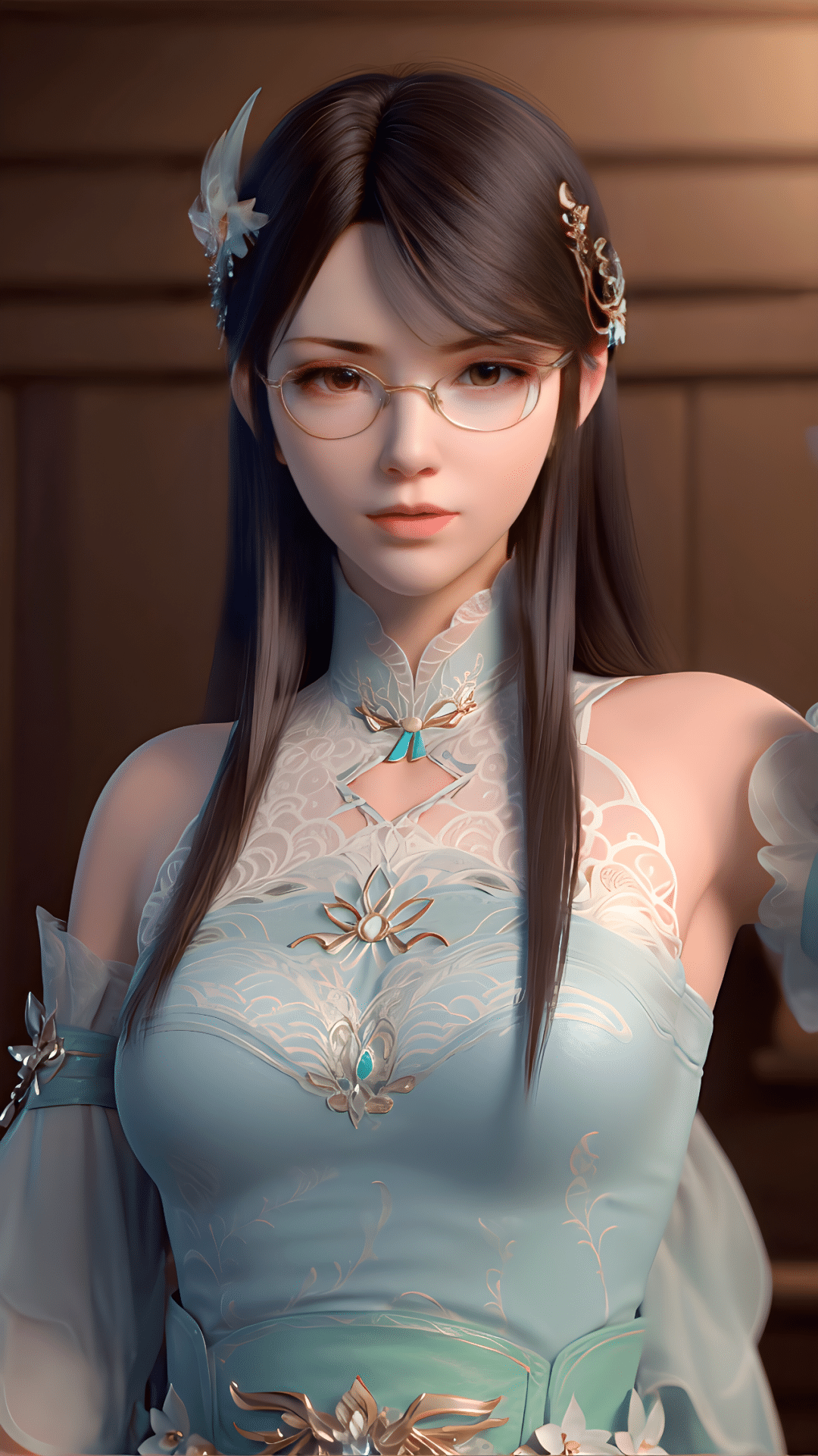 《斗破苍穹》萧薰儿AI壁纸合集
