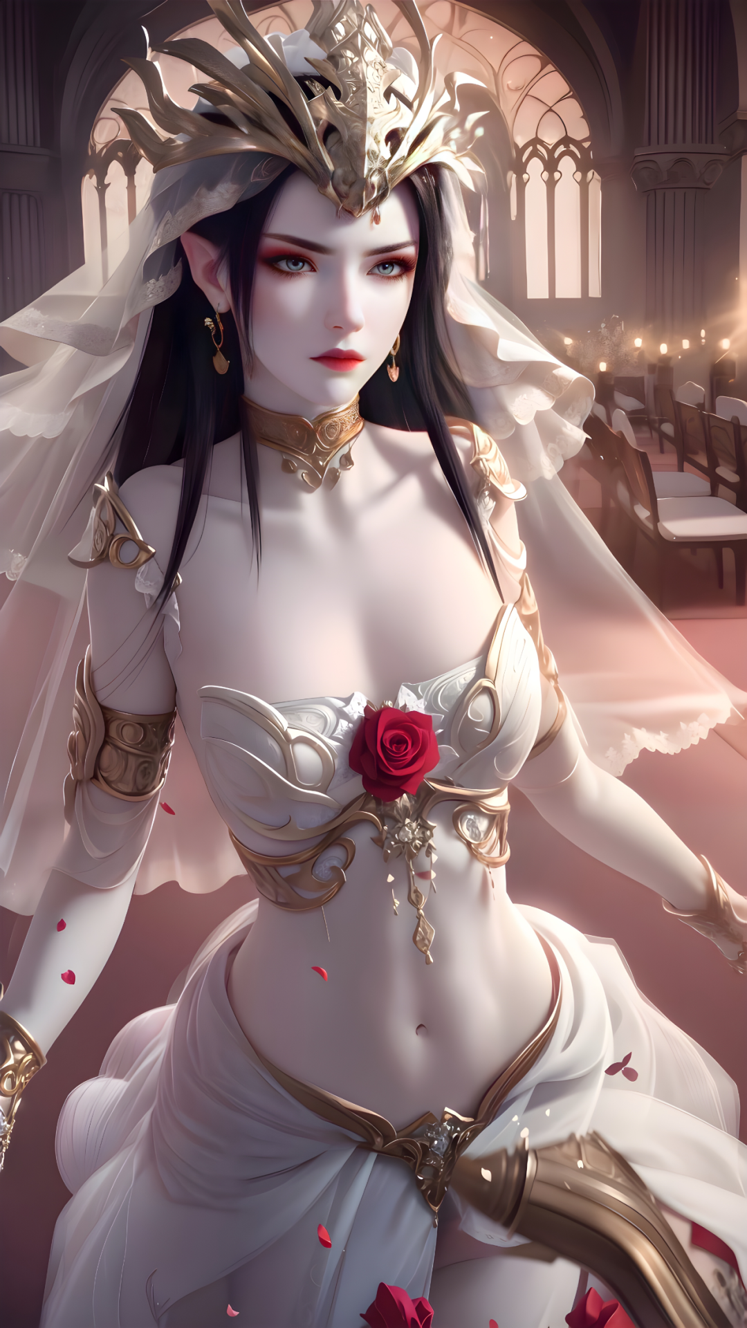 《斗破苍穹》美杜莎穿婚纱壁纸