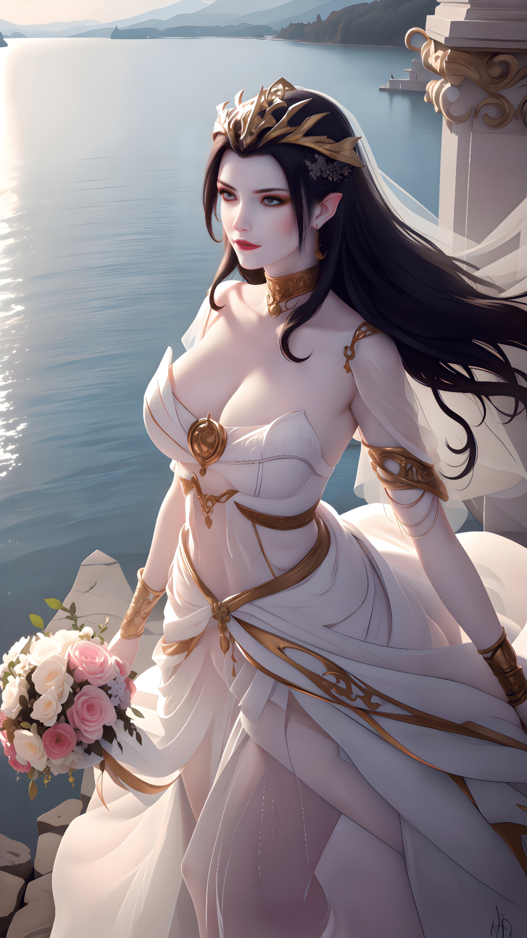 《斗破苍穹》美杜莎穿婚纱壁纸