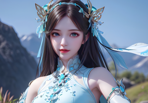 《斗罗大陆》宁荣荣 AI白丝壁纸