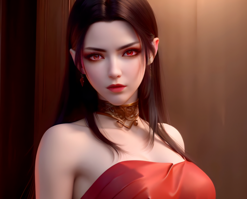 《斗破苍穹》美杜莎AI性感黑丝壁纸