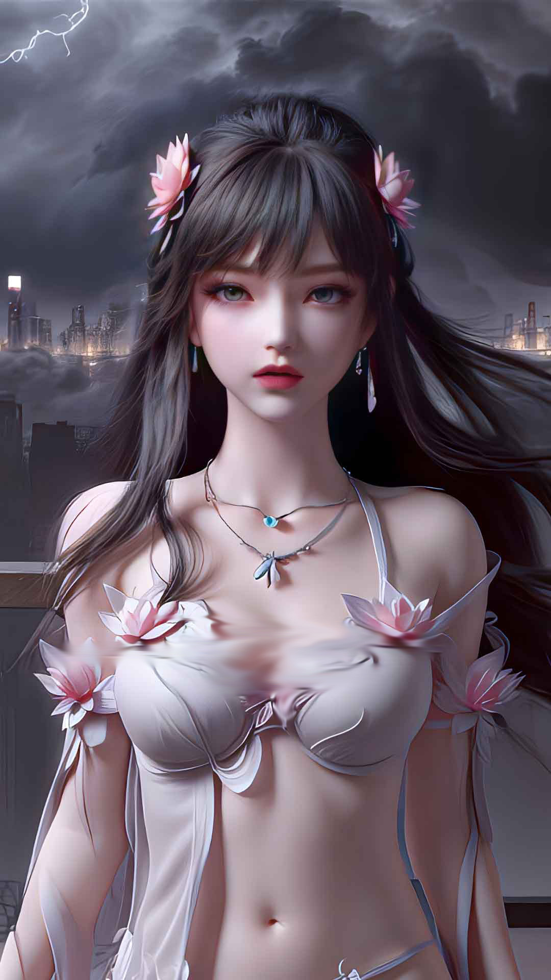 《完美世界》小月婵AI性感壁纸