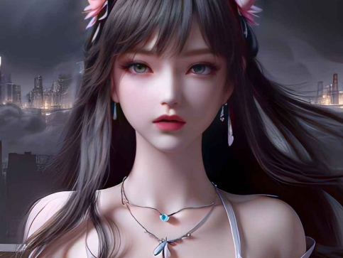 《完美世界》小月婵AI性感壁纸