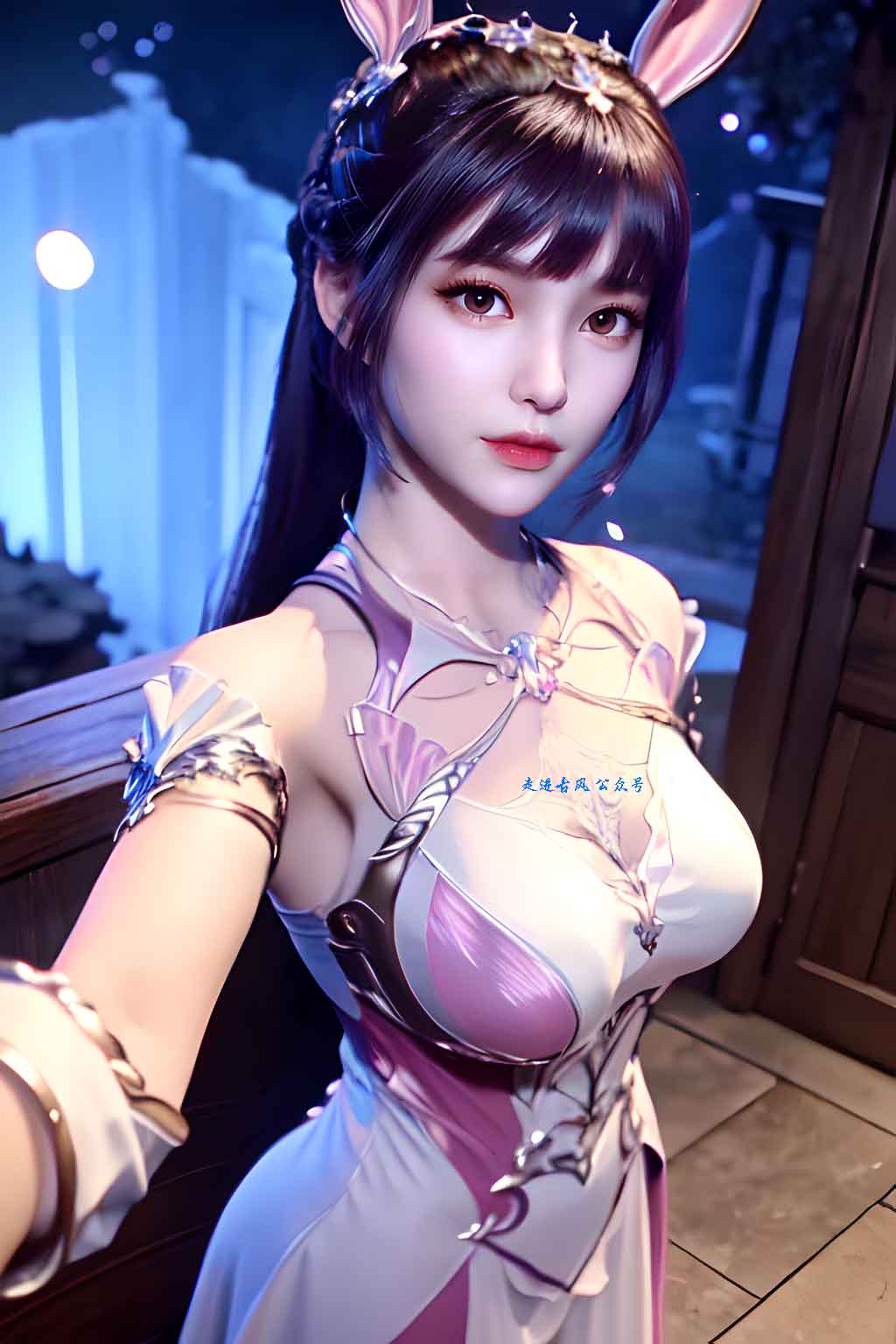 《斗罗大陆》小舞AI性感壁纸