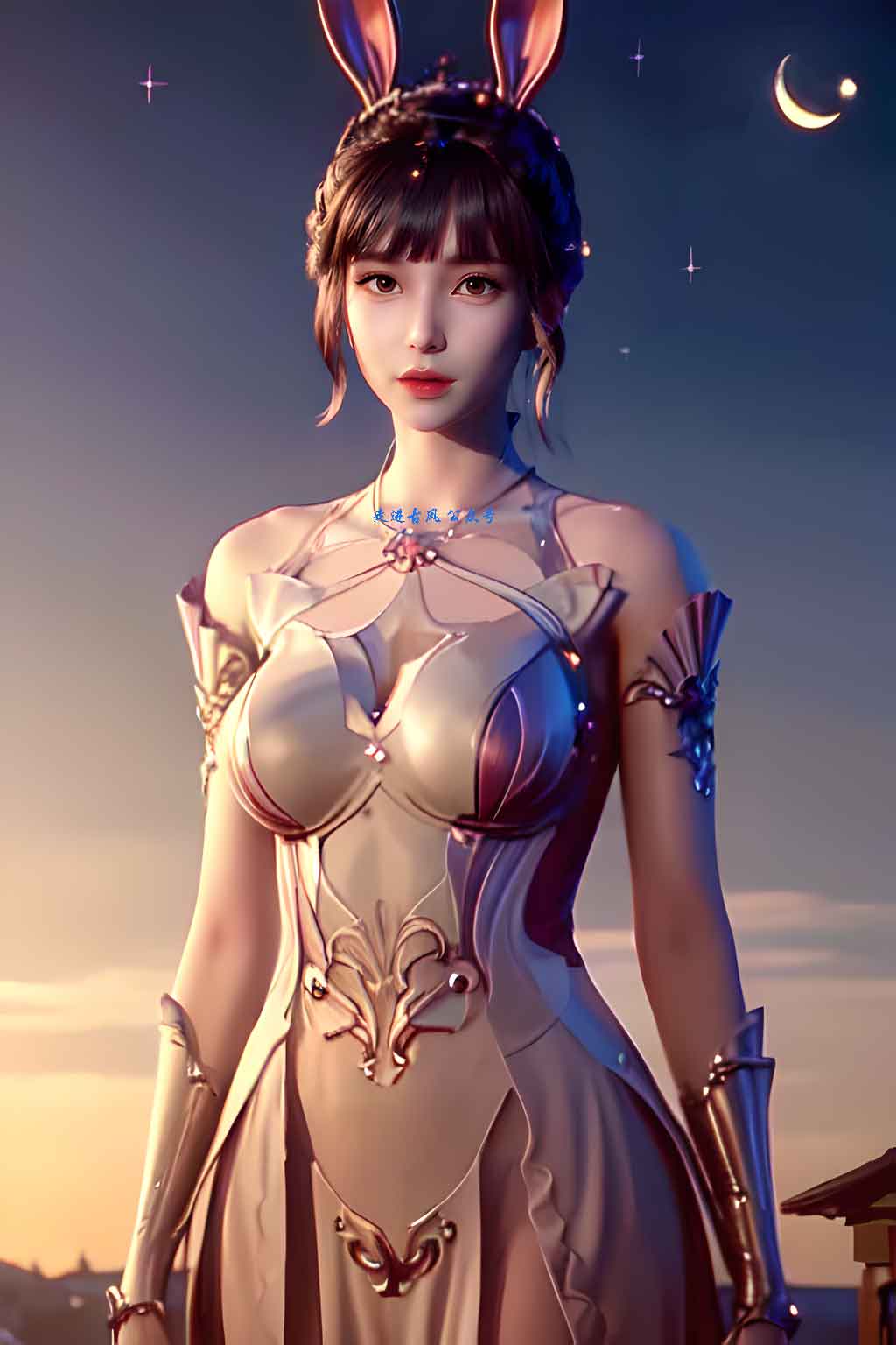 《斗罗大陆》小舞AI美胸壁纸