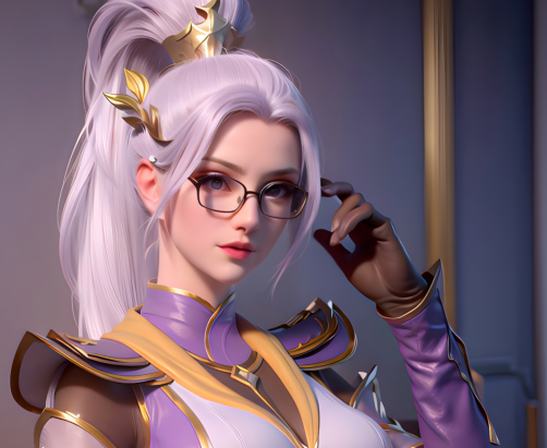 《斗破苍穹》韩月AI黑丝美腿壁纸