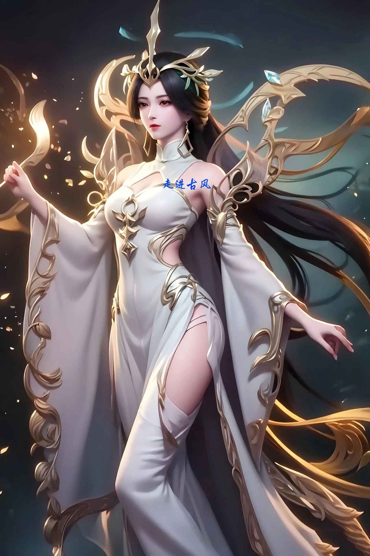 《完美世界》柳神AI性感黑丝壁纸