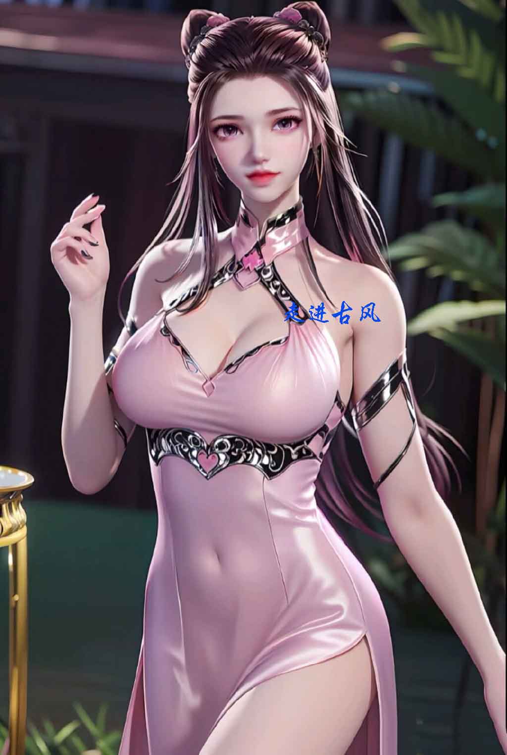 《斗罗大陆》朱竹清AI性感图片