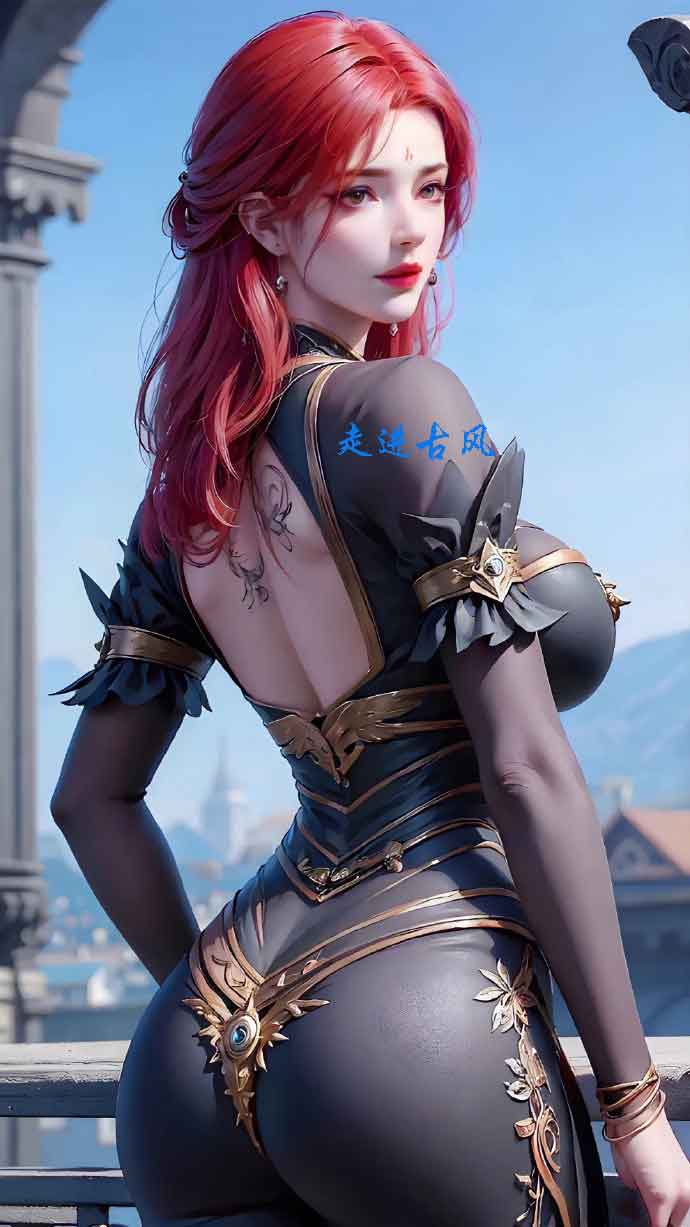 《斗破苍穹》雅妃AI美背壁纸