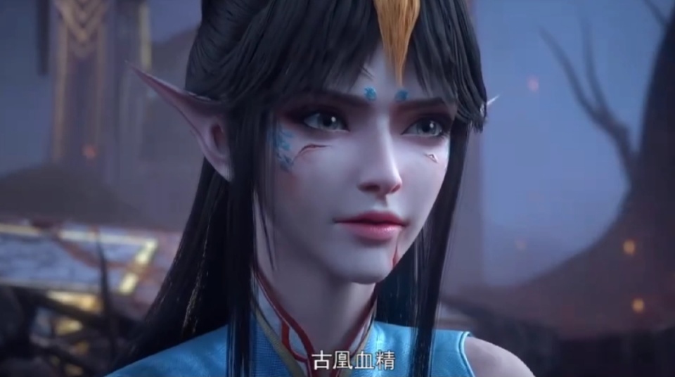 斗破苍穹104话，白丝大长腿凤清儿，展现天妖真身，实在太漂亮了