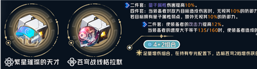 《崩坏星穹铁道》希儿遗器怎么选择 希儿遗器最佳搭配攻略