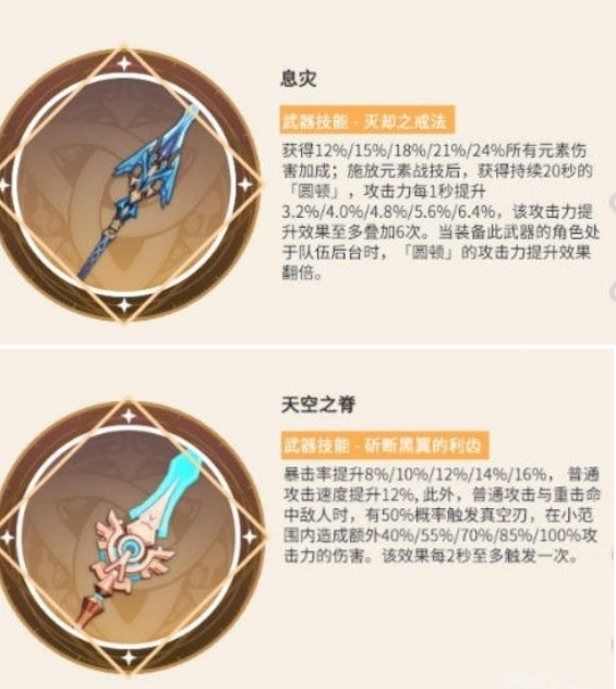 《原神》雷电将军四星五星武器选择建议2024