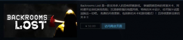 《后室迷失》steam价格介绍