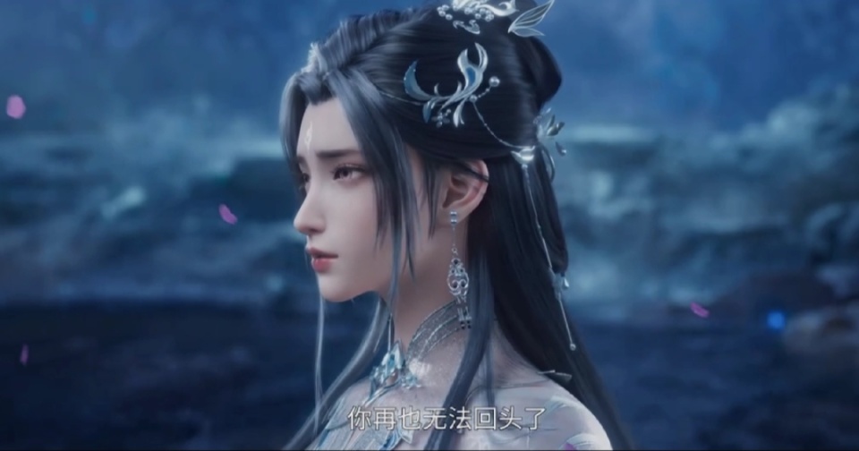 诛仙48话，陆雪琪向鬼厉表白，一曲剑舞实在是太美了，大长腿真白