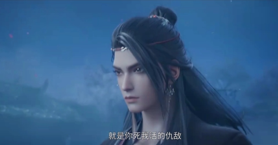 诛仙48话，陆雪琪向鬼厉表白，一曲剑舞实在是太美了，大长腿真白