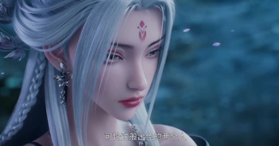 诛仙48话，陆雪琪向鬼厉表白，一曲剑舞实在是太美了，大长腿真白