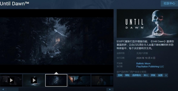 《直到黎明》steam名字介绍