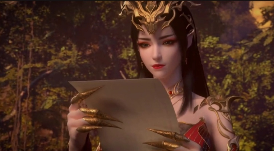 斗破苍穹110话，美杜莎女王帮助萧炎管家，大长腿小医仙被追杀