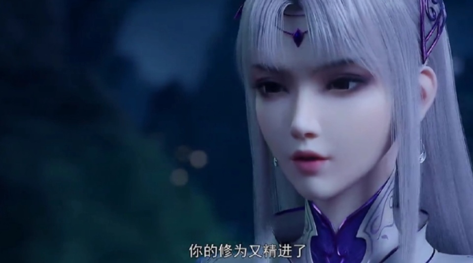 斗破苍穹110话，萧炎为小医仙治疗，大长腿太迷人，萧炎看呆了