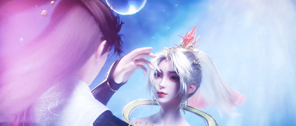 完美世界剧场版开播，石昊被迫黑化，火灵儿白发美翻，送上初吻