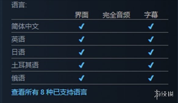 《二进制恋人》支持语言说明
