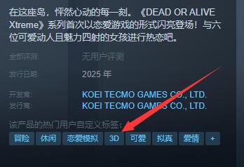 《维纳斯璀璨假期死或生Xtreme》游戏类型介绍