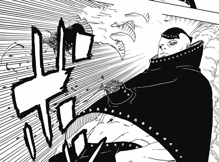 博人传漫画95话，我爱罗被封印，十罗秒杀考德，博人川木达成合作