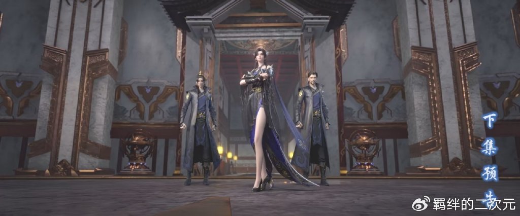 曹家妖女建模曝光，黑蓝色长裙美翻，大长腿风情万种，不逊色彩鳞