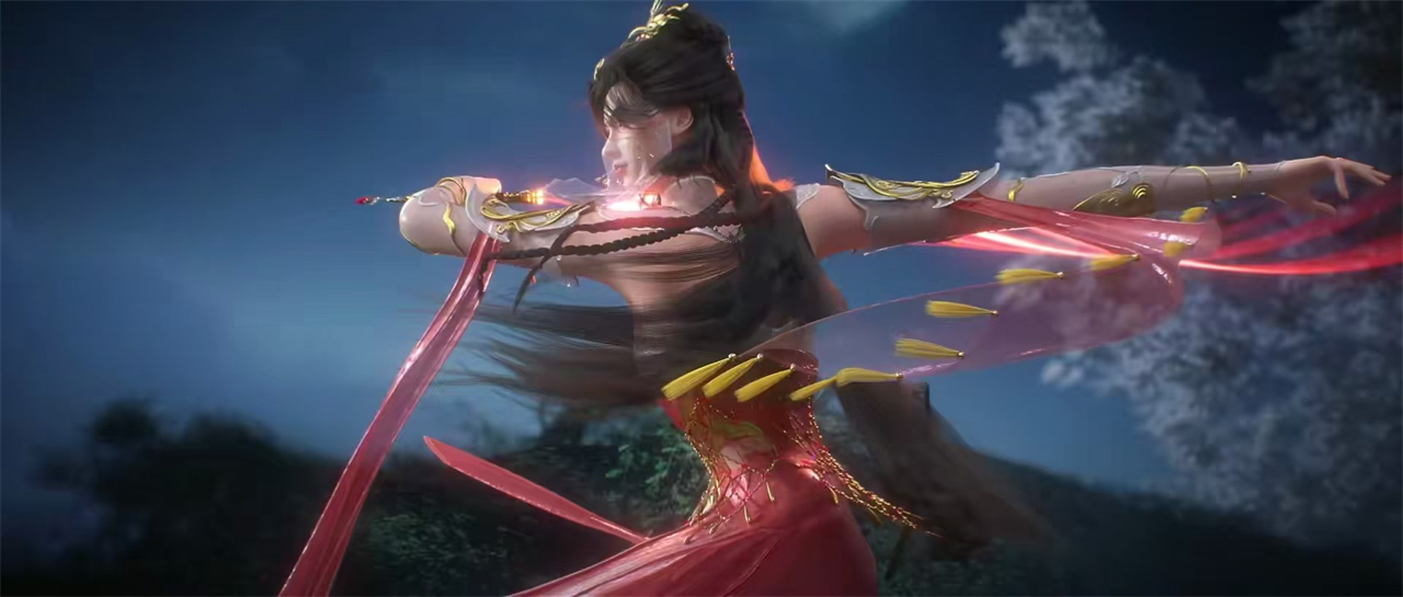 长生界：大美女赵琳儿惊艳登场，红衣大长腿身材傲人，可惜是反派