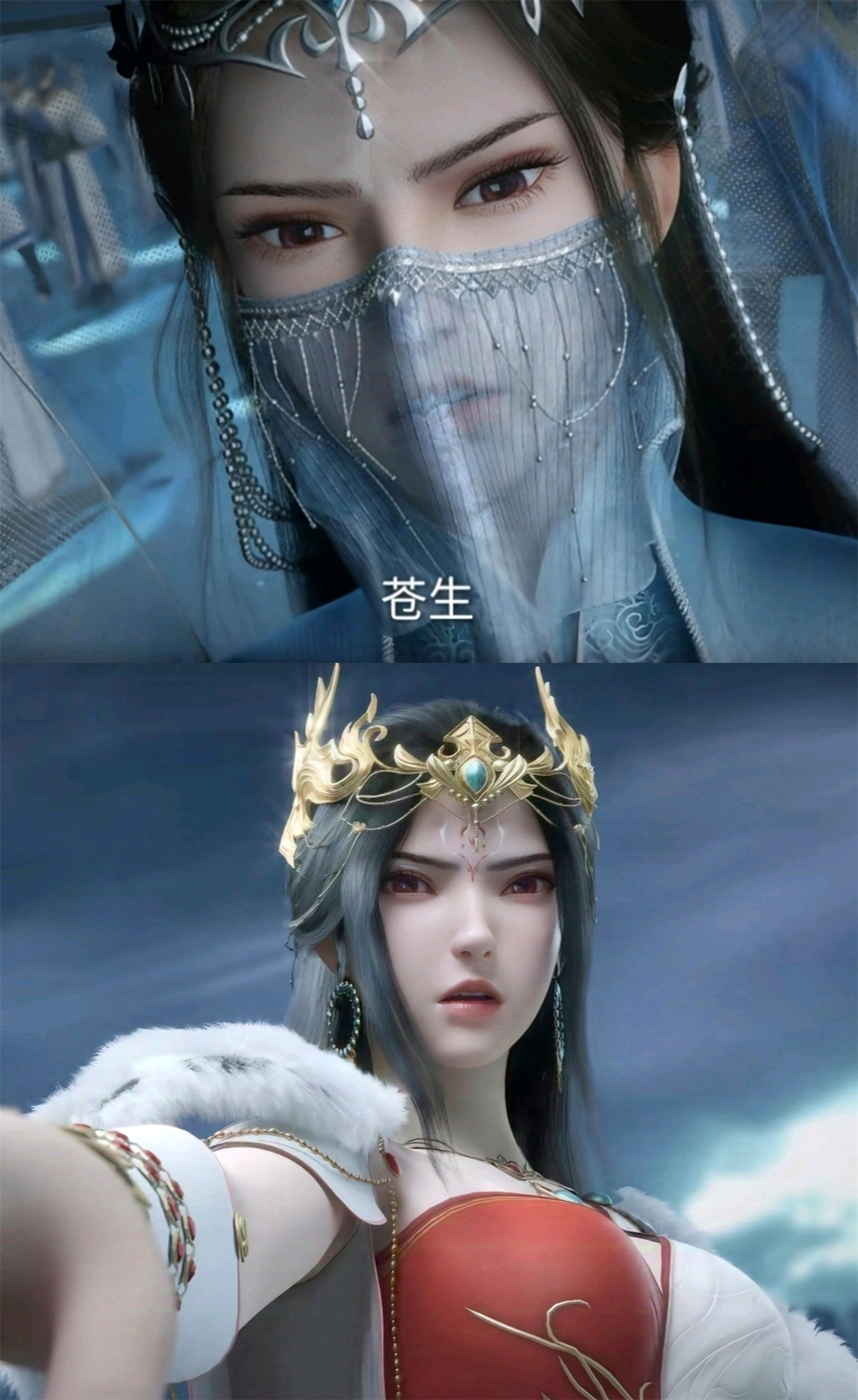 仙逆：红蝶大美女登场，开叉裙凸显美腿，但却被骂了，原因就一个