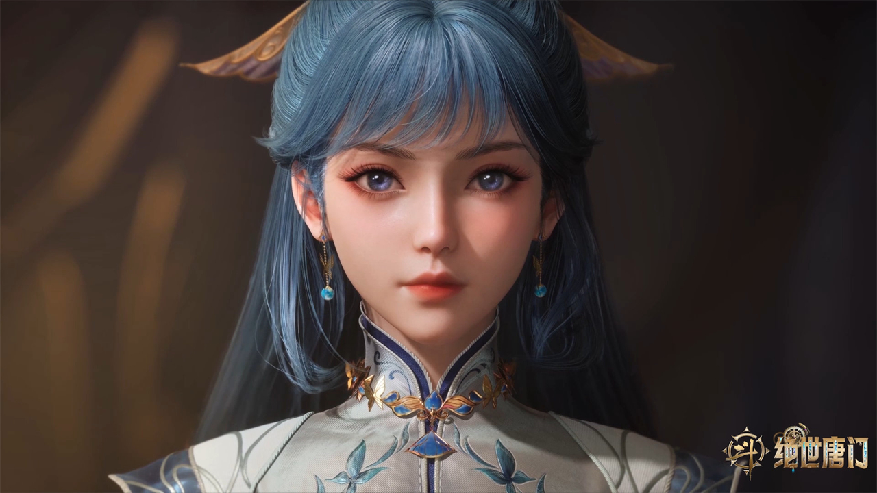 斗罗大陆出现BUG，王冬儿新模型打底裤外露，开叉裙是最大问题