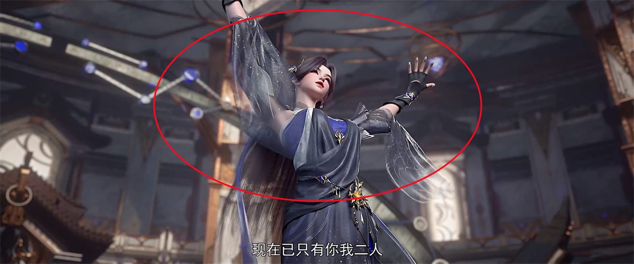 曹颖大美女登场，伸懒腰姿势诱人，人妻感十足，开叉裙还有小秘密