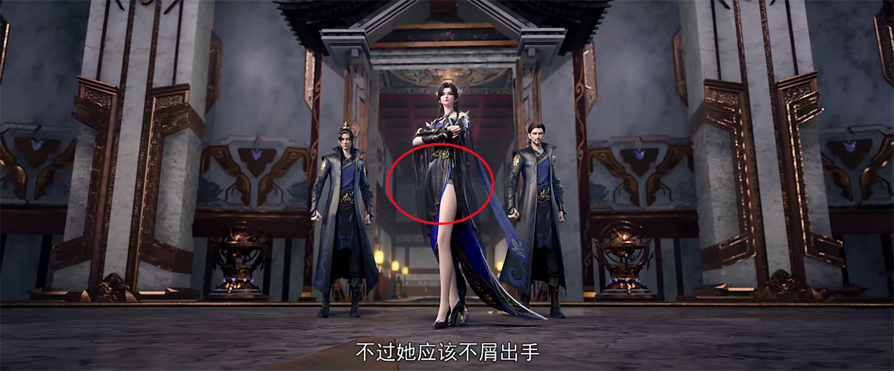 曹颖大美女登场，伸懒腰姿势诱人，人妻感十足，开叉裙还有小秘密