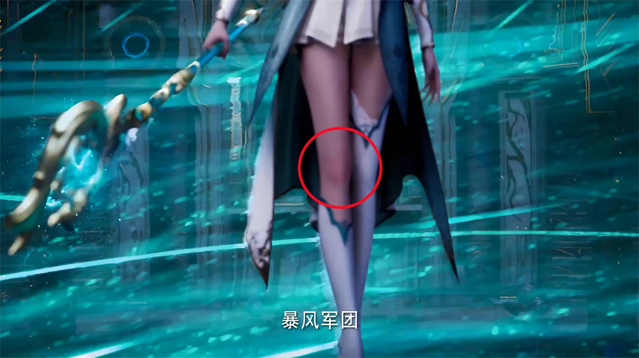 神印王座：又一美女登场，白丝大长腿超级诱人，膝盖还有神秘红印
