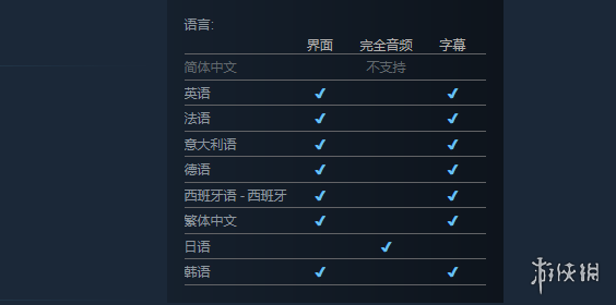 《死亡笔记暗影任务》支持语言介绍