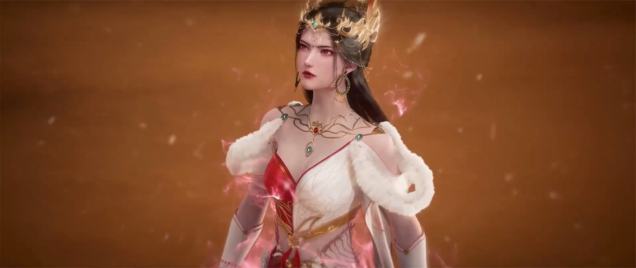 红蝶大美女出现大尺度画面，衣服布料真少，俯视的角度太诱人了