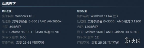 《恐惧之谜》配置要求一览