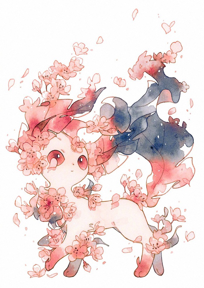 水彩风格宝可梦同人——ohr_cn