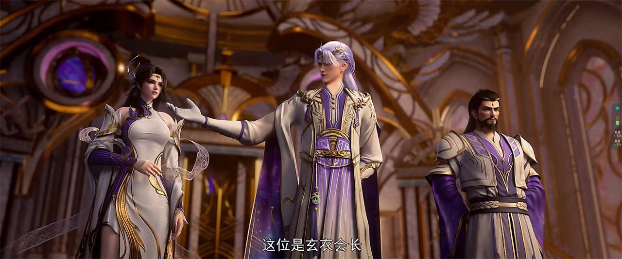 玄衣大美女身材太诱人，衣服差点被撑爆，上半身出现特殊的线条