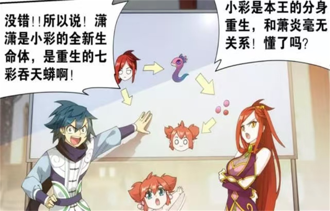 离大谱！斗破苍穹动漫按照漫画做的，美杜莎女儿萧潇设定全被毁了