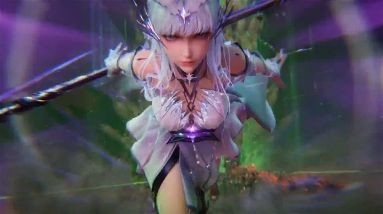 圣采儿大美女又出现走光bug，衣服变透明，还露出了白色的皮肤